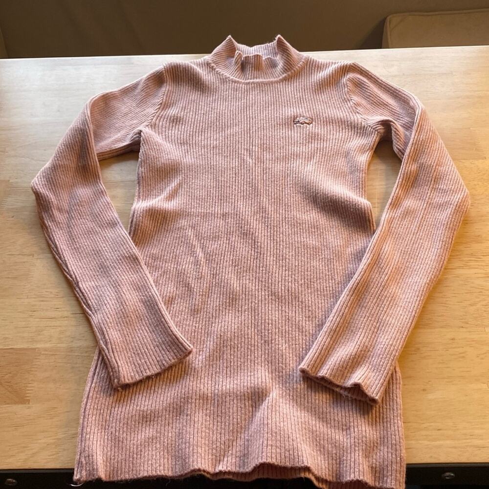 CARTELO Ribbed mock turtleneck